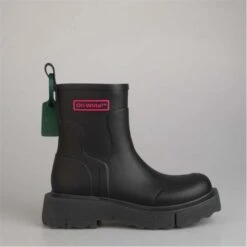 Off-White Logo Sponge Rubber Boots