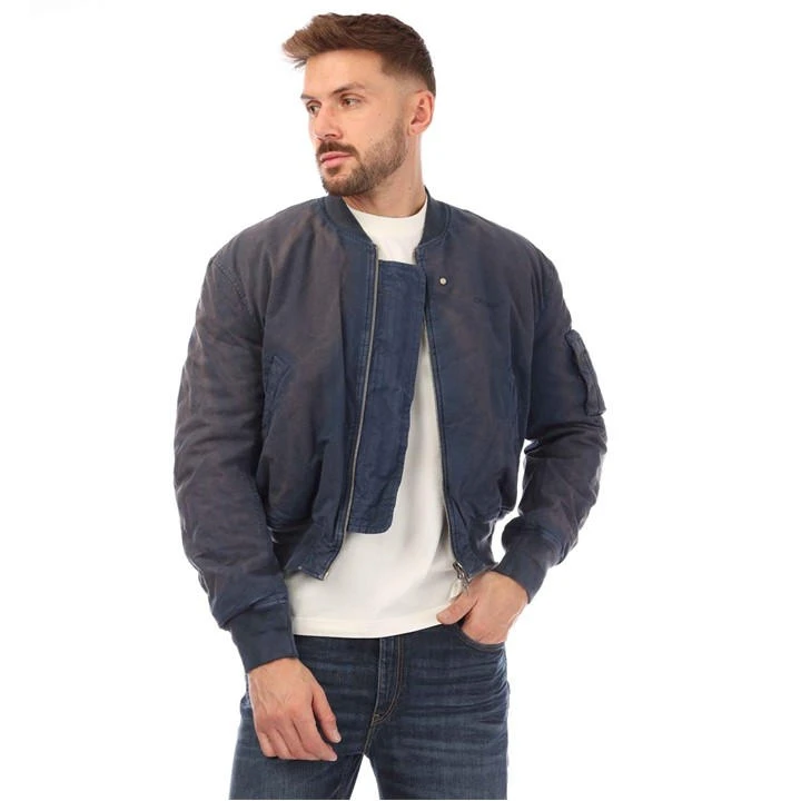 Off-White Diagonal Tab Vintage Bomber Jacket