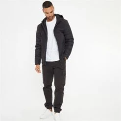 Threadbare Hooded Lightweight Zip Up Jacket -Urban Gent 29898303 l a2