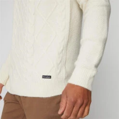 Threadbare Turtle Neck Cable Knit Jumper -Urban Gent 29941869 l a3
