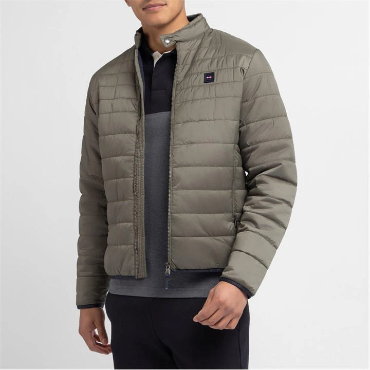 Eden Park Khaki Long-sleeved Puffa Jacket 4 Eden Park Khaki Long-sleeved Puffa Jacket - Image 2