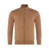 Eden Park Brown Zip Cardigan With Stand-up Collar -Urban Gent 30967604 l