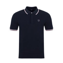 Eden Park Navy Blue Short-sleeved Jumper