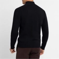 Eden Park Black Quarter Zip Knitwear -Urban Gent 30974703 l a3