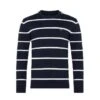 Eden Park Navy Blue Jumper In Combination Knit -Urban Gent 30980099 l