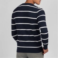 Eden Park Navy Blue Jumper In Combination Knit -Urban Gent 30980099 l a3