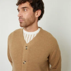 Threadbare Knitted V-Neck Cardigan -Urban Gent 31225505 l a3
