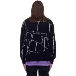 X Kodak Black Knit Lyric Crewneck -Urban Gent 31268903 l a1