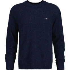 Gant Bicolored Crew Neck Sweater