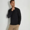 Threadbare Textured Stripe Knitted Crew Neck Jumper -Urban Gent 31524503 l