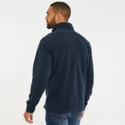 Threadbare Quarter Zip Quilted Fleece Jumper -Urban Gent 31709718 l a1