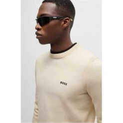 Boss Logo Print Regular-Fit Sweater -Urban Gent 31910401 l a3