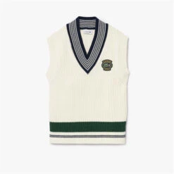 Lacoste Heavy Cotton Badge Accent Tennis Sweater