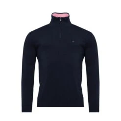 Eden Park Navy Blue Cotton Jersey Jumper - -Urban Gent 31970799 l