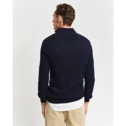 Gant Pique Half Zip Jumper -Urban Gent 32067418 l a1