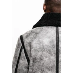 Shearling Jacket Grey -Urban Gent 32402602 l a4
