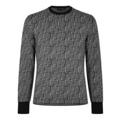 Emporio Armani All Over Pattern Jumper