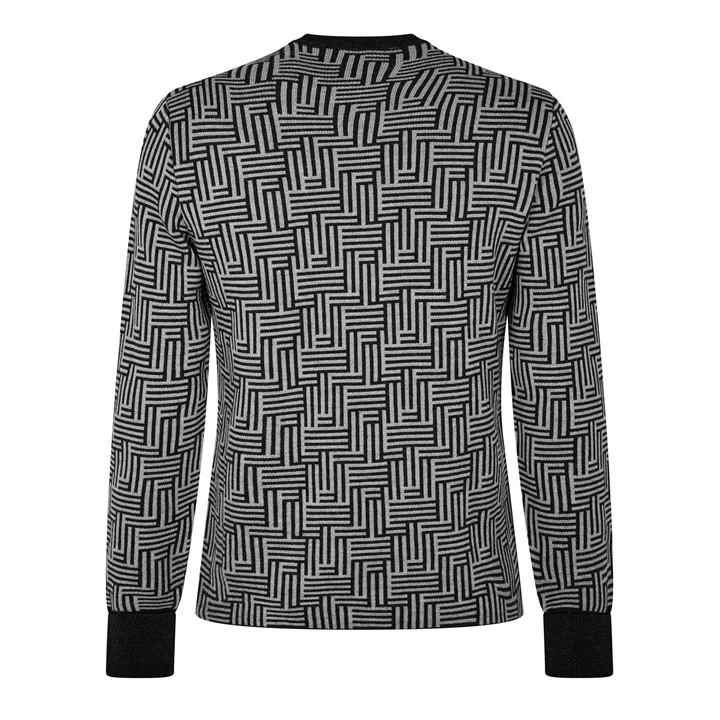 Emporio Armani All Over Pattern Jumper 4 Emporio Armani All Over Pattern Jumper - Image 2