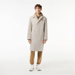 Lacoste Lightweight Showerproof Cotton Twill Trench Coat -Urban Gent 32687302 l