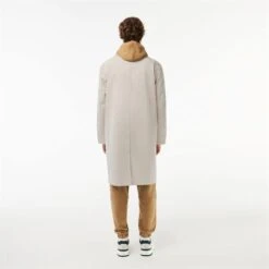 Lacoste Lightweight Showerproof Cotton Twill Trench Coat -Urban Gent 32687302 l a2