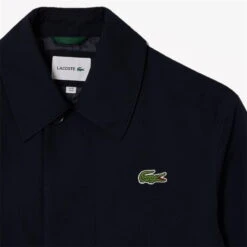 Lacoste Lightweight Showerproof Cotton Twill Trench Coat -Urban Gent 32687318 l a2