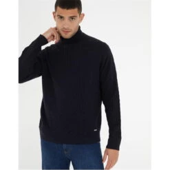 Threadbare Roll Neck Jumper Mens -Urban Gent 32747918 l