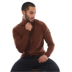 BELSTAFF Merino Wool Kebly Zip Cardigan -Urban Gent 32795605 l a3