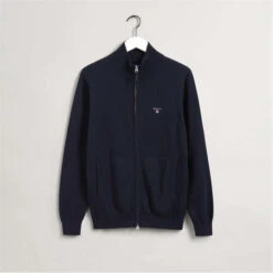 Gant Classic Cotton Zipped Cardigan
