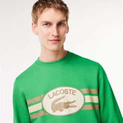 Lacoste Monogram Logo Sweatshirt -Urban Gent 33044315 l a1