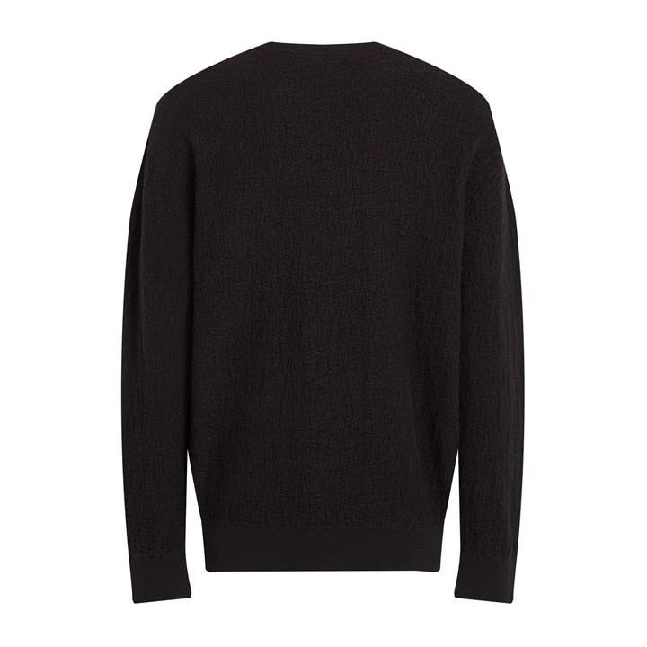 Calvin Klein NATURAL TEXTURE JACQUARD SWEATER 4 Calvin Klein NATURAL TEXTURE JACQUARD SWEATER - Image 2