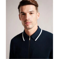 Ted Baker Quarter Zip Long Sleeve Top 10 Ted Baker Quarter Zip Long Sleeve Top -Urban Gent 33447418 l a4