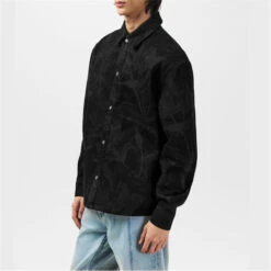 Daily Paper Paper Floral Laser Denim Shirt -Urban Gent 33478903 l a1