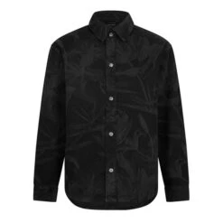 Daily Paper Paper Floral Laser Denim Shirt -Urban Gent 33478903 l a10