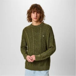 Jack Wills Acid Wash Cable Knit Jumper -Urban Gent 34938215 l a2