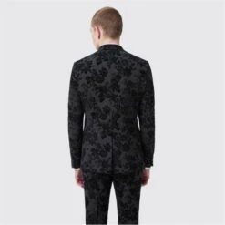 Fleet Skinny Fit Flocked Jacket -Urban Gent 52005102 l a3