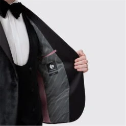Sylvester Slim Fit Velvet Tux Jacket -Urban Gent 52006903 l a3