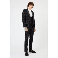 Fleet Skinny Fit Floral Tux Jacket -Urban Gent 52018302 l a3