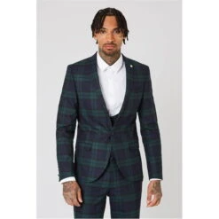 Ginger Skinny Fit Tartan Suit Jacket 10 Ginger Skinny Fit Tartan Suit Jacket -Urban Gent 52018615 l a2
