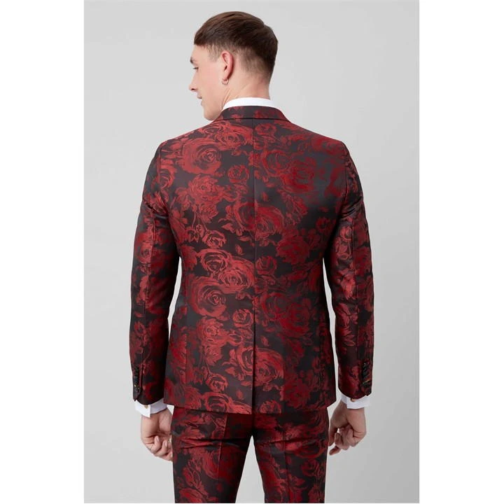 Ersat Skinny Fit Floral Tux Jacket 4 Ersat Skinny Fit Floral Tux Jacket - Image 2