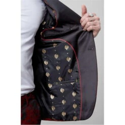 Ersat Skinny Fit Floral Tux Jacket 10 Ersat Skinny Fit Floral Tux Jacket -Urban Gent 52018808 l a3