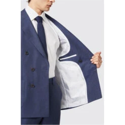 Fairmont Slim Fit Linen Suit Jacket -Urban Gent 52019018 l a3