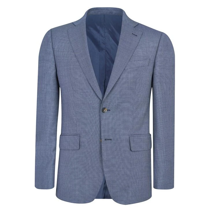 Wilder Tailored Fit Blue Birdseye Suit Jacket 3 Wilder Tailored Fit Blue Birdseye Suit Jacket