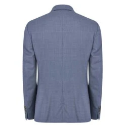 Wilder Tailored Fit Blue Birdseye Suit Jacket 11 Wilder Tailored Fit Blue Birdseye Suit Jacket -Urban Gent 52052918 l a1