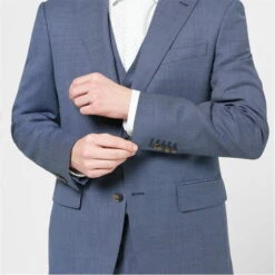 Wilder Tailored Fit Blue Birdseye Suit Jacket 14 Wilder Tailored Fit Blue Birdseye Suit Jacket -Urban Gent 52052918 l a4
