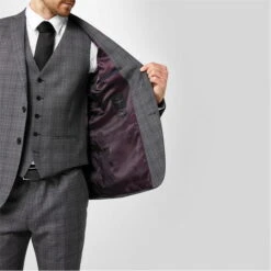 Ted Baker Tuxedo Checked Jacket -Urban Gent 52072702 l a4