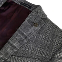Ted Baker Tuxedo Checked Jacket -Urban Gent 52072702 l a7