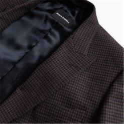 Torbay Slim Fit Burgundy Check Suit Jacket -Urban Gent 52082908 l a7