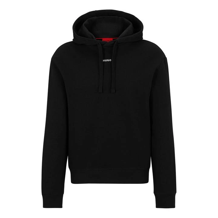 Hugo Relaxed-Fit Hoodie With Logo Print 3 Hugo Relaxed-Fit Hoodie With Logo Print