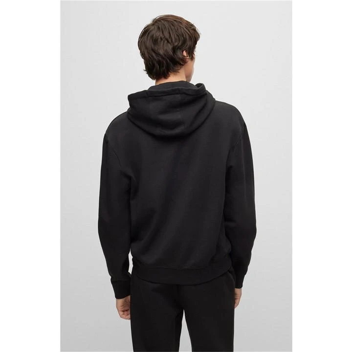 Hugo Relaxed-Fit Hoodie With Logo Print 4 Hugo Relaxed-Fit Hoodie With Logo Print - Image 2
