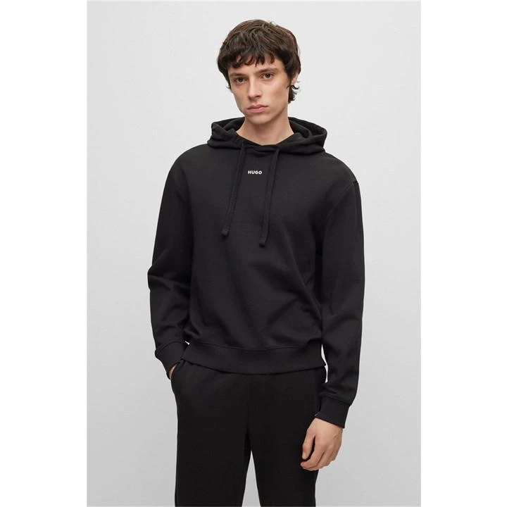 Hugo Relaxed-Fit Hoodie With Logo Print 5 Hugo Relaxed-Fit Hoodie With Logo Print - Image 3